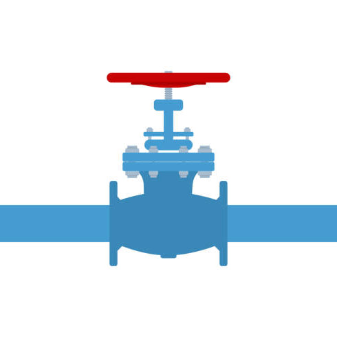 Para que sirven las valvulas; Imagen de valvula de color azul, Las válvulas se destacan por su construcción sólida, fabricadas con materiales como latón, hierro y acero inoxidable para garantizar resistencia y durabilidad.