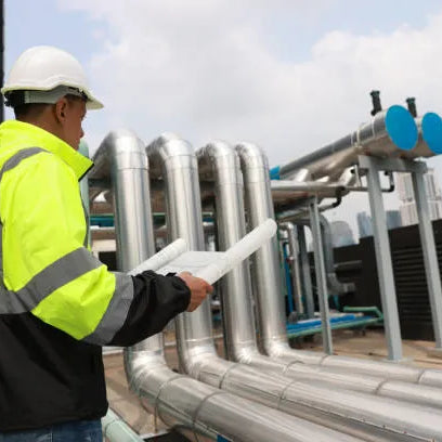 Tuberías y conexiones para sistemas HVAC en hospital cumpliendo normativa técnica 