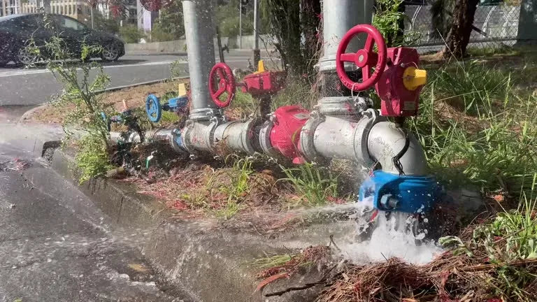 Fugas industriales en sistemas de tuberías donde se muestran conexiones industriales para prevenir pérdidas de fluidos.