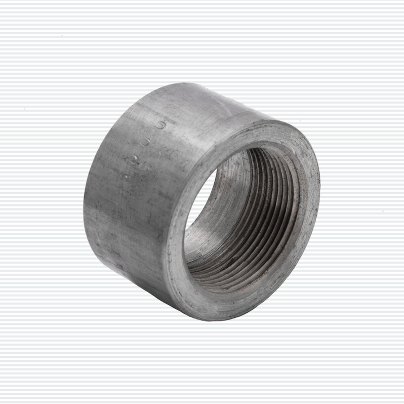 Medio Cople Roscado de Acero | 3000 libras para tuberías — PYSESA®